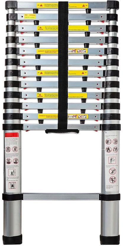 OxGord Aluminum Telescopic Extension Ladder 12.5ft. Telescope DailySale