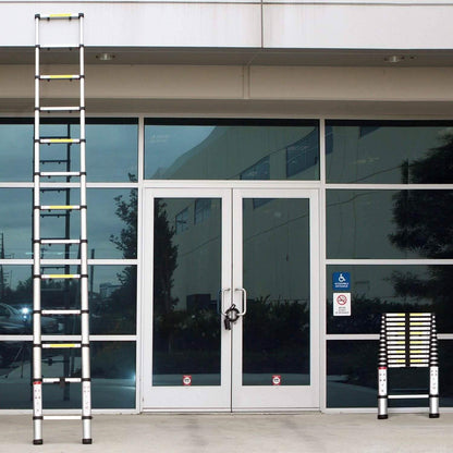 OxGord Aluminum Telescopic Extension Ladder 12.5ft. Telescope DailySale