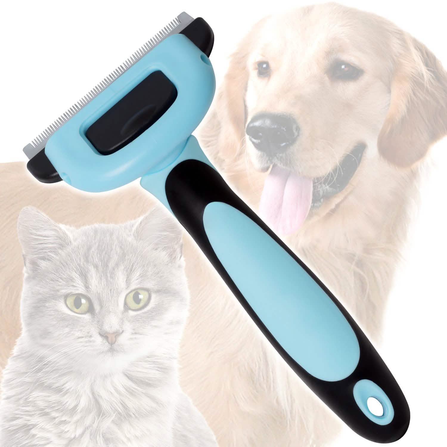 OxGord Blue Combo Pet Grooming Brush DailySale