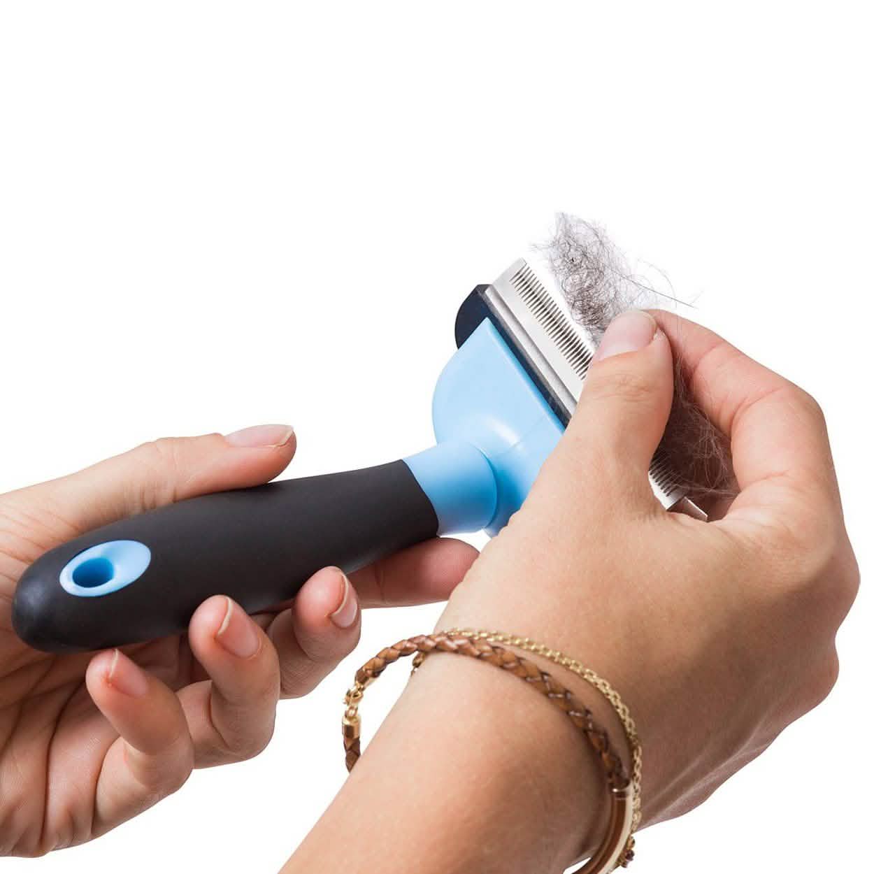 OxGord Blue Combo Pet Grooming Brush DailySale