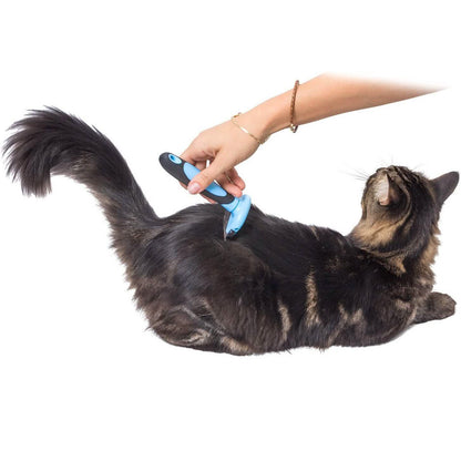 OxGord Blue Combo Pet Grooming Brush DailySale