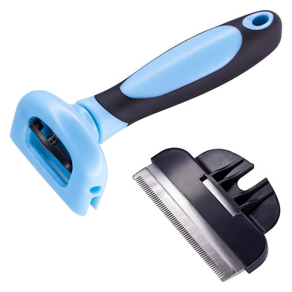 OxGord Blue Combo Pet Grooming Brush DailySale