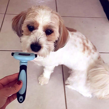 OxGord Blue Combo Pet Grooming Brush DailySale