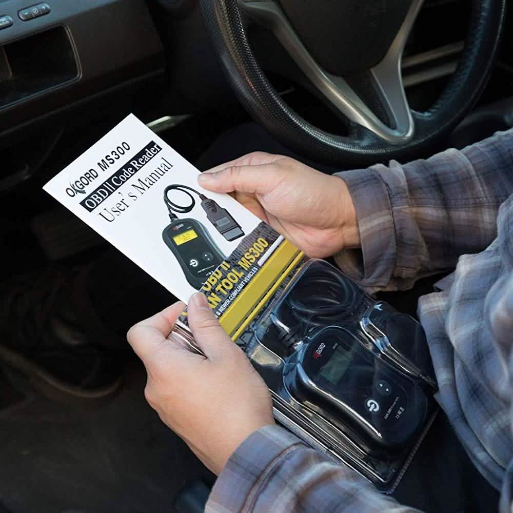 OxGord CAN OBDII MS300 Scanner Tool for Check Engine Light and Diagnostics DailySale