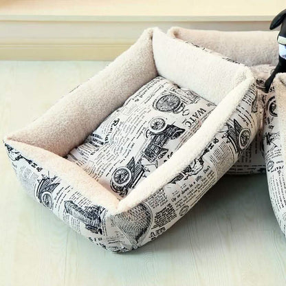 Oxgord Paws & Pals Plush Dog Bed DailySale