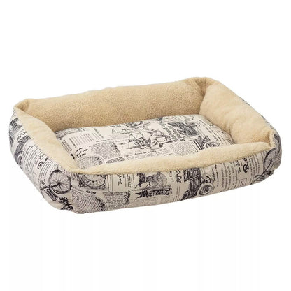 Oxgord Paws & Pals Plush Dog Bed DailySale