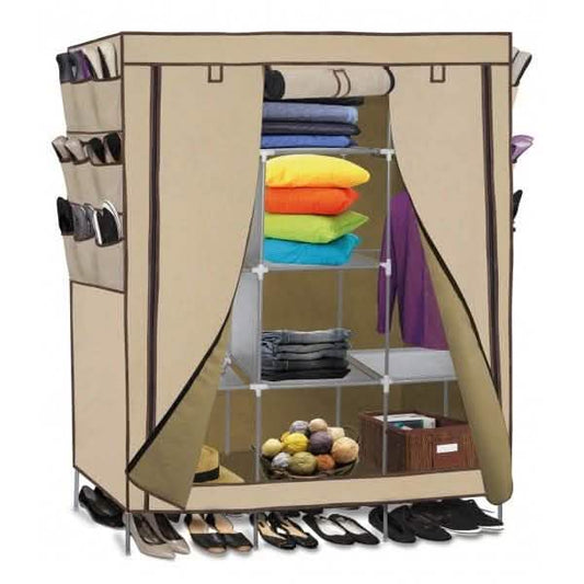 OxGord Portable Wardrobe Closet Organizer with Shoe Pockets - Assorted Colors DailySale