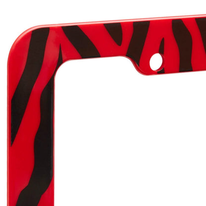 OxGord Zebra License Plate Frame DailySale