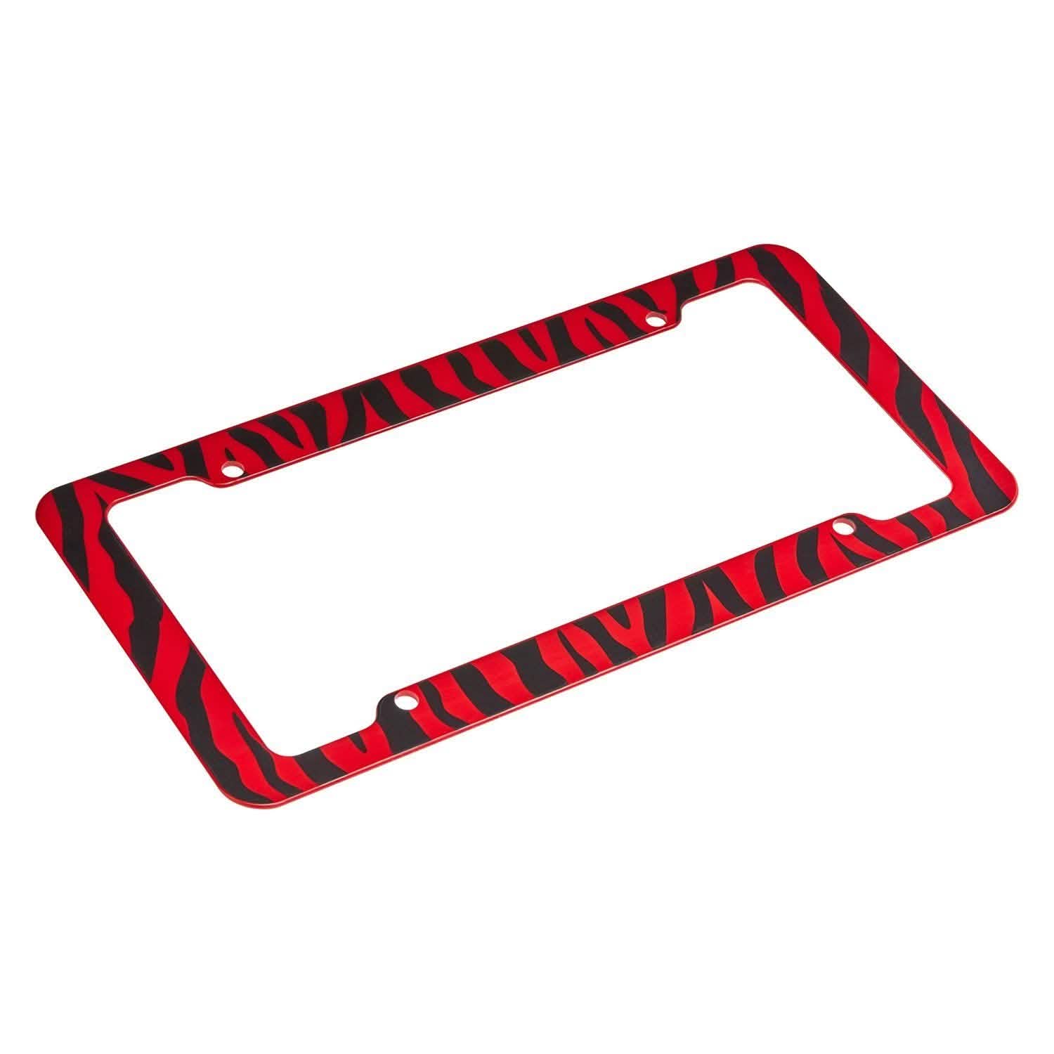 OxGord Zebra License Plate Frame DailySale