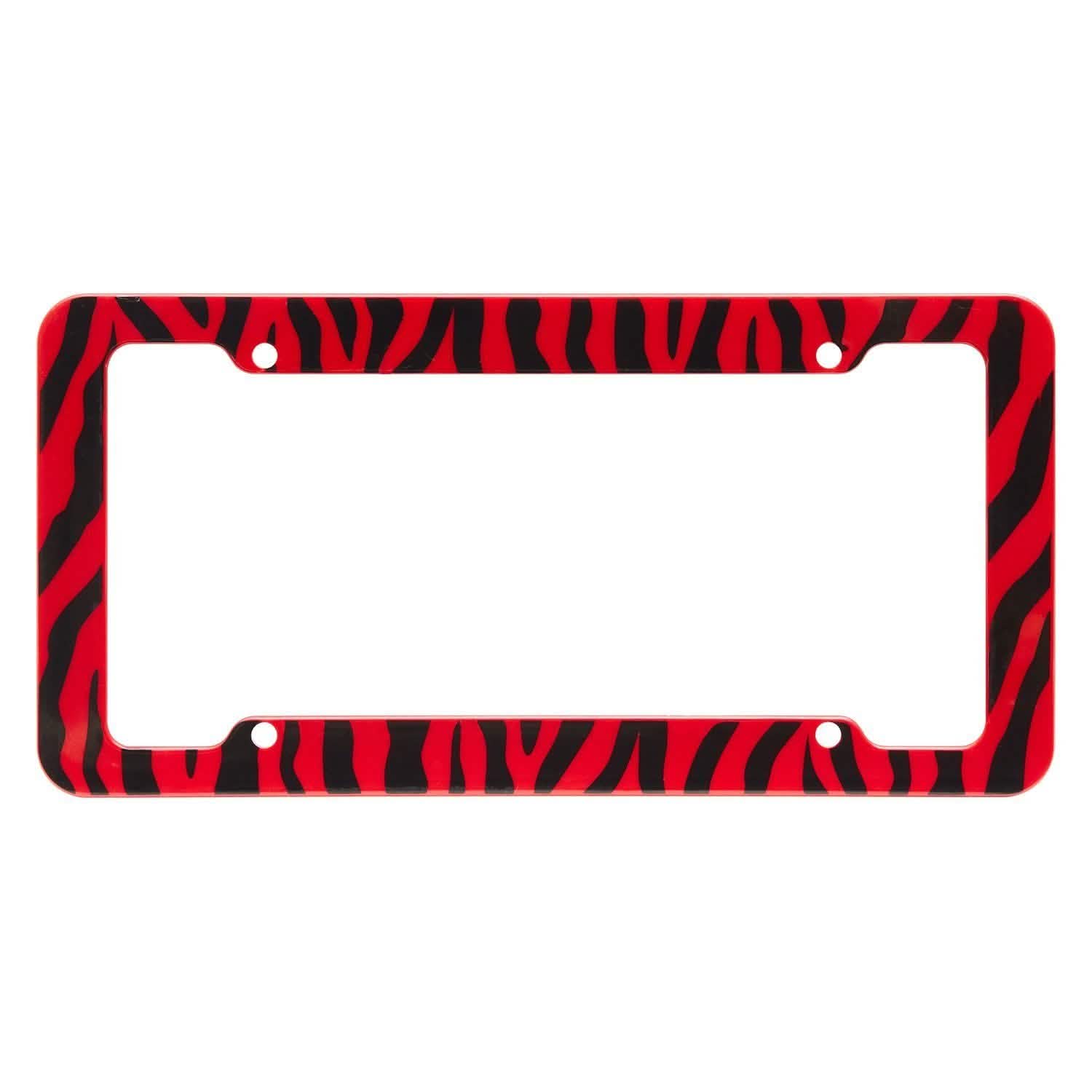 OxGord Zebra License Plate Frame DailySale