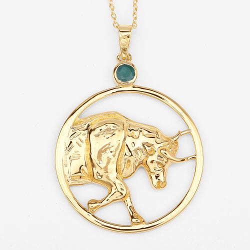 0.23 Carat Genuine Emerald .925 Sterling Silver Pendant Bids.com