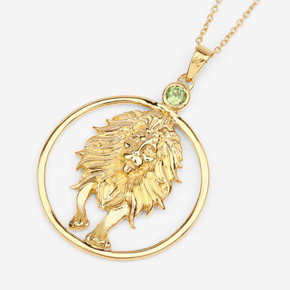 0.24 Carat Genuine Peridot .925 Sterling Silver Pendant Bids.com