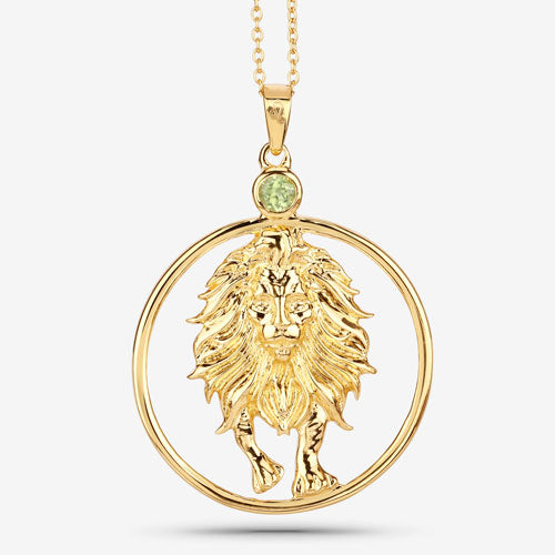 0.24 Carat Genuine Peridot .925 Sterling Silver Pendant Bids.com