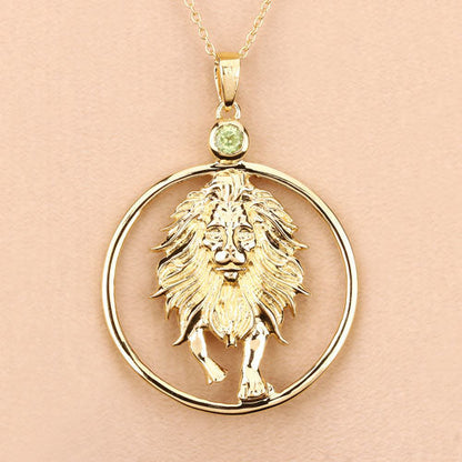 0.24 Carat Genuine Peridot .925 Sterling Silver Pendant Bids.com