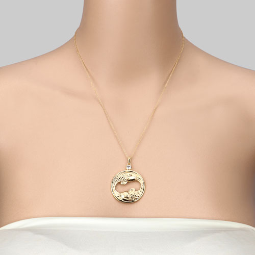0.22 Carat Genuine Aquamarine .925 Sterling Silver Pendant Bids.com