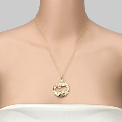 0.22 Carat Genuine Aquamarine .925 Sterling Silver Pendant Bids.com