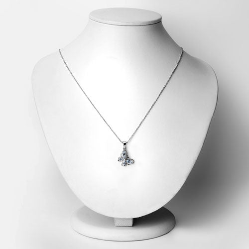0.78 Carat Genuine Blue Topaz .925 Sterling Silver Pendant Bids.com
