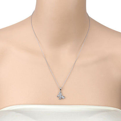 0.78 Carat Genuine Blue Topaz .925 Sterling Silver Pendant Bids.com