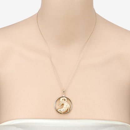 0.03 Carat Genuine White Diamond .925 Sterling Silver Pendant Bids.com