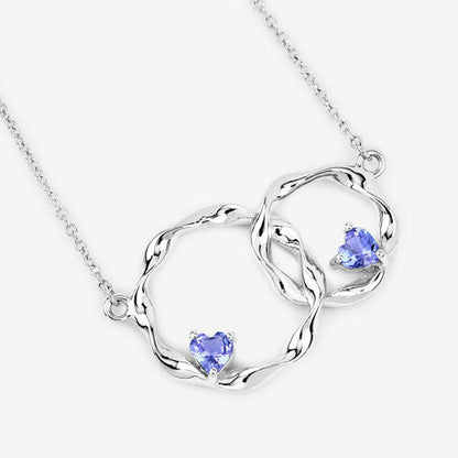 0.38 Carat Genuine Tanzanite .925 Sterling Silver Pendant Bids.com