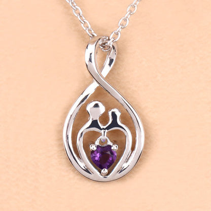 0.15 Carat Genuine Amethyst .925 Sterling Silver Pendant Bids.com