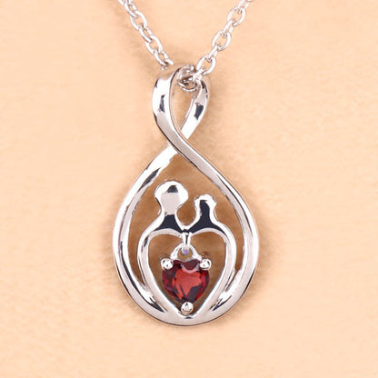 0.14 Carat Genuine Garnet .925 Sterling Silver Pendant Bids.com