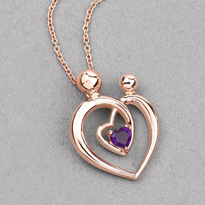 0.25 Carat Genuine Amethyst .925 Sterling Silver Pendant Bids.com