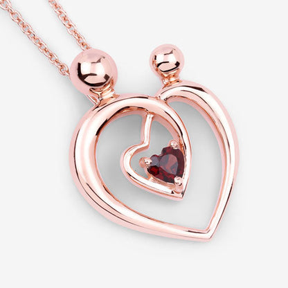 0.32 Carat Genuine Garnet .925 Sterling Silver Pendant Bids.com