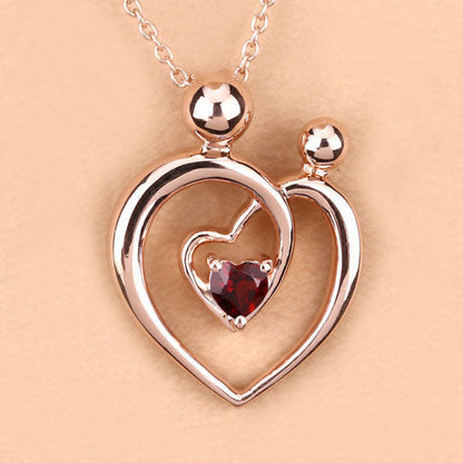0.32 Carat Genuine Garnet .925 Sterling Silver Pendant Bids.com