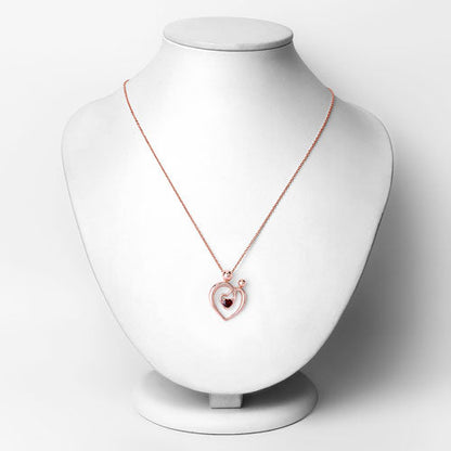0.32 Carat Genuine Garnet .925 Sterling Silver Pendant Bids.com