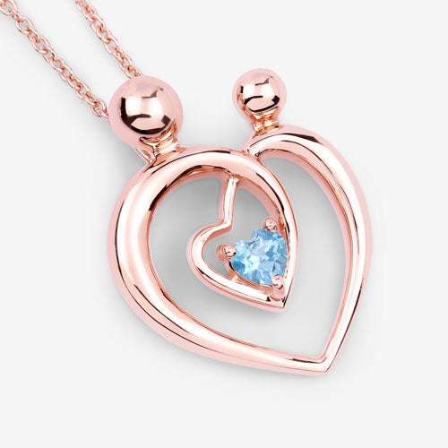 0.28 Carat Genuine Swiss Blue Topaz .925 Sterling Silver Pendant Bids.com