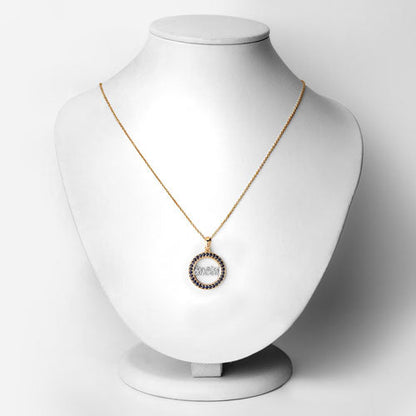 0.64 Carat Genuine Blue Sapphire .925 Sterling Silver Pendant Bids.com