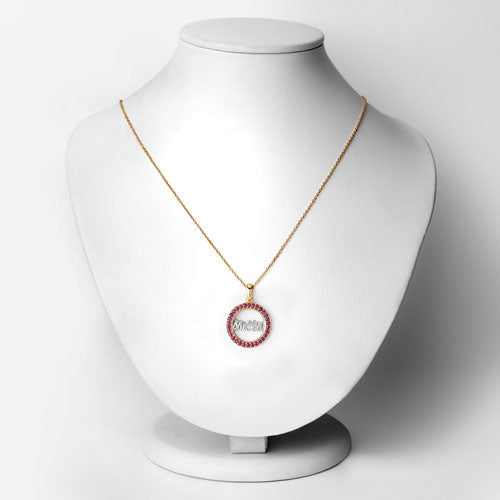 0.64 Carat Genuine Ruby .925 Sterling Silver Pendant Bids.com