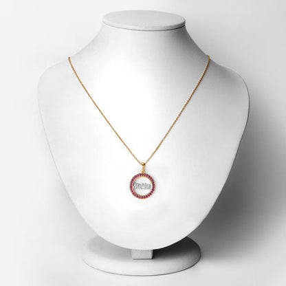 0.64 Carat Genuine Ruby .925 Sterling Silver Pendant Bids.com