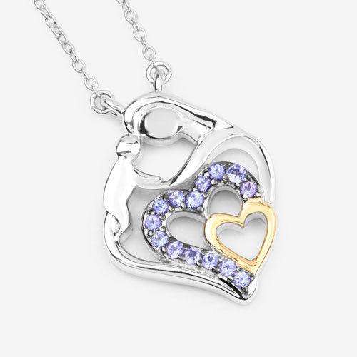 0.28 Carat Genuine Tanzanite .925 Sterling Silver Pendant Bids.com
