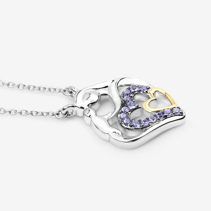 0.28 Carat Genuine Tanzanite .925 Sterling Silver Pendant Bids.com