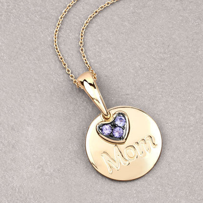 0.21 Carat Genuine Tanzanite .925 Sterling Silver Pendant Bids.com