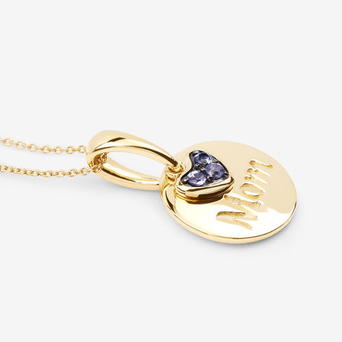 0.21 Carat Genuine Tanzanite .925 Sterling Silver Pendant Bids.com