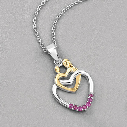 0.14 Carat Genuine Ruby .925 Sterling Silver Pendant Bids.com