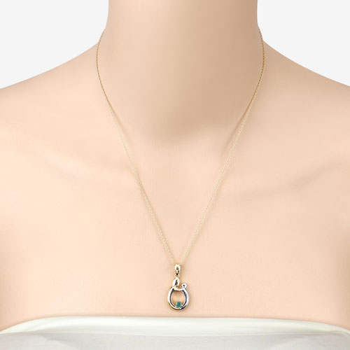 0.17 Carat Genuine Emerald .925 Sterling Silver Pendant Bids.com