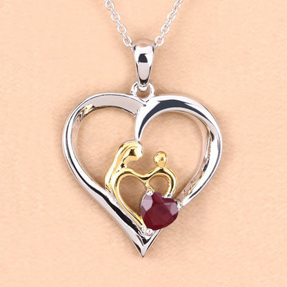 0.50 Carat Genuine Ruby .925 Sterling Silver Pendant Bids.com