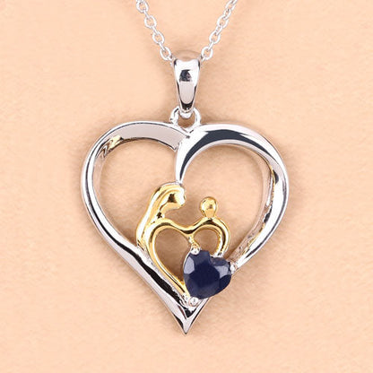 0.50 Carat Genuine Blue Sapphire .925 Sterling Silver Pendant Bids.com