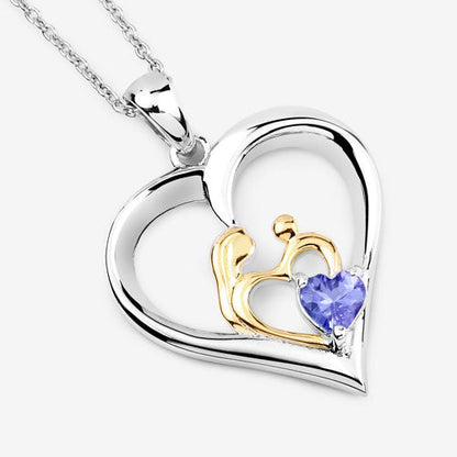 0.45 Carat Genuine Tanzanite .925 Sterling Silver Pendant Bids.com