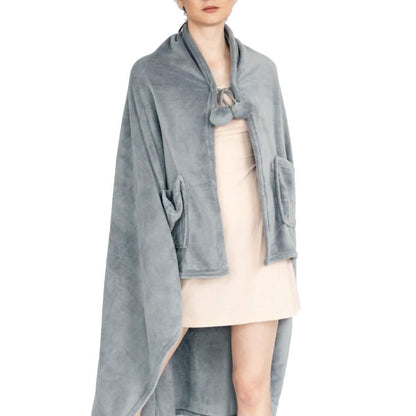 Ultra-Plush Faux Fur Fleece Wearable Blanket DailySale