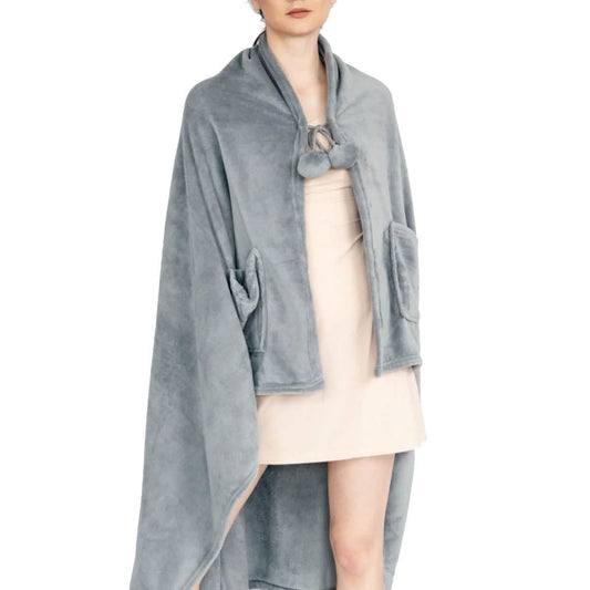 Ultra-Plush Faux Fur Fleece Wearable Blanket DailySale