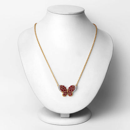 4.15 Carat Genuine Ruby and White Zircon .925 Sterling Silver Pendant Bids.com