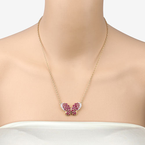 4.15 Carat Genuine Ruby and White Zircon .925 Sterling Silver Pendant Bids.com