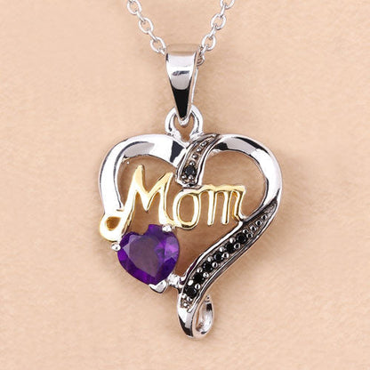 0.48 Carat Genuine Amethyst and Black Spinel .925 Sterling Silver Pendant Bids.com