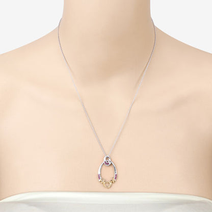 0.18 Carat Genuine Ruby .925 Sterling Silver Pendant Bids.com