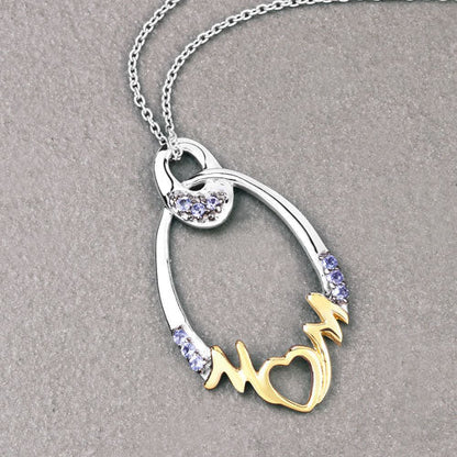 0.18 Carat Genuine Tanzanite .925 Sterling Silver Pendant Bids.com